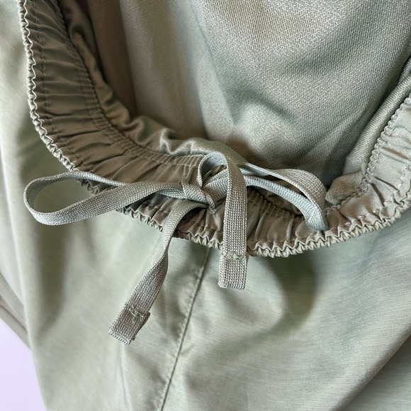 Nike Dri Fit Shorts Womens Large Green Color Block Tempo Brief Lined Active Wear - Picture 5 of 15